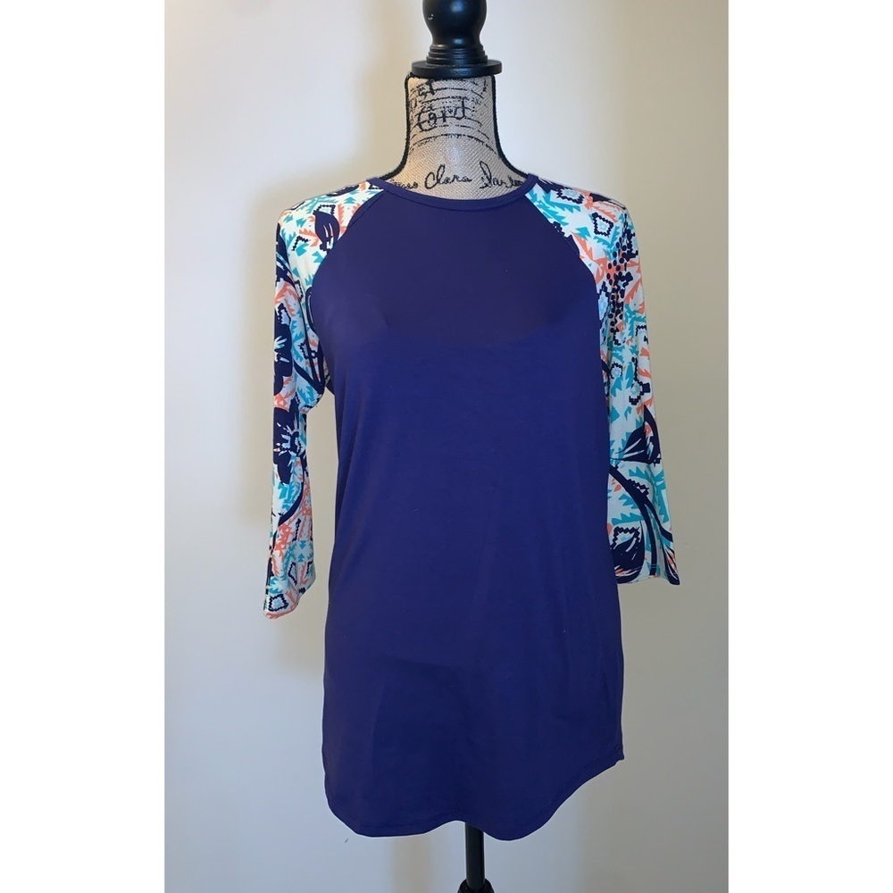 LuLaRoe Randy Bundle of Two 3/4 Sleeve Tops